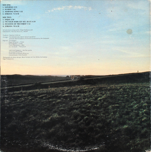 The Roger Kellaway Cello Quartet