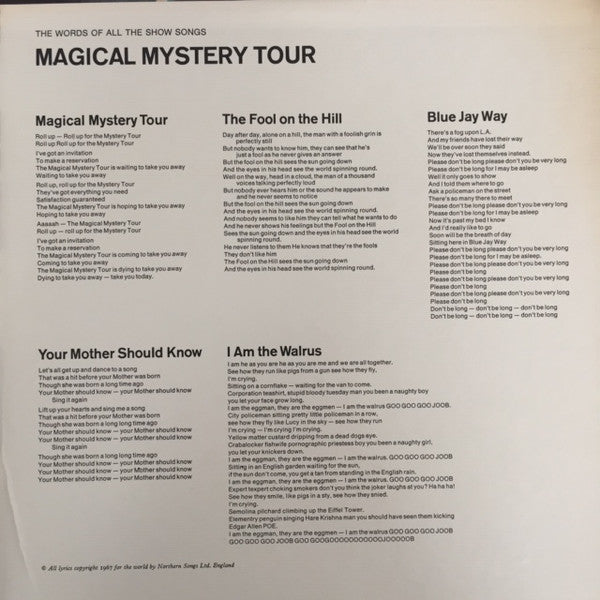 Magical Mystery Tour