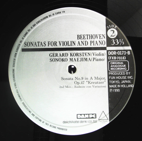 Sonatas for Violin And Piano