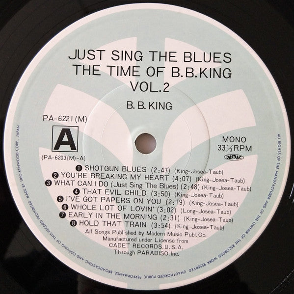 Just Sing The Blues - The Time Of B.B.King Vol.2