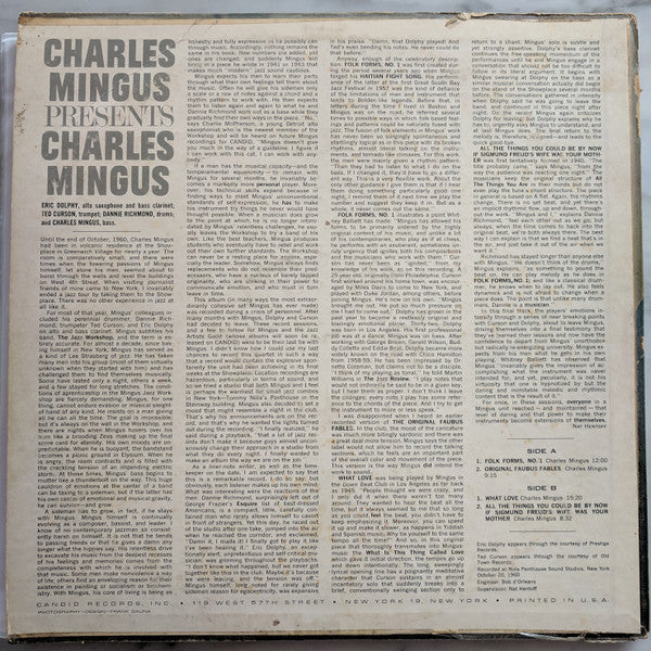 Presents Charles Mingus