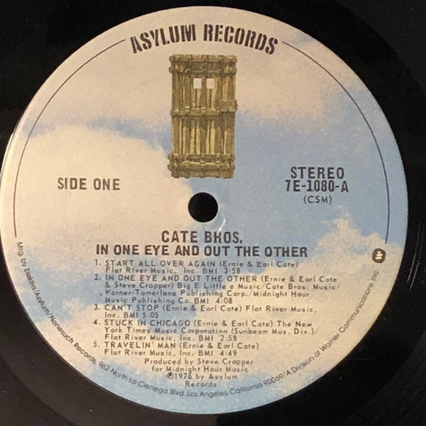 In One Eye And Out The Other