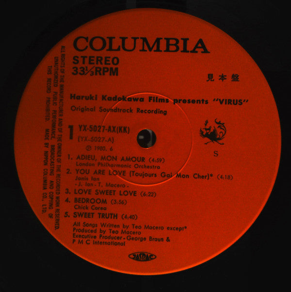 Virus (Original Soundtrack) = 復活の日