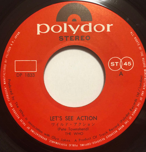 Let's See Action / Behind Blue Eyes