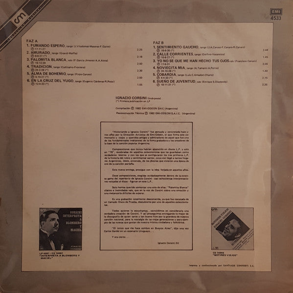 Historiando A Ignacio Corsini Vol. 2