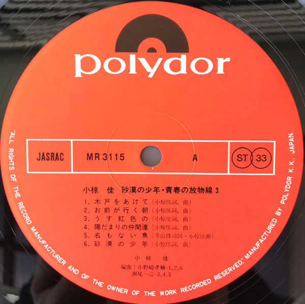 砂漠の少年 青春の放物線 3