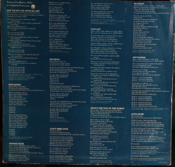 The Best Of Earth Wind & Fire Vol. I