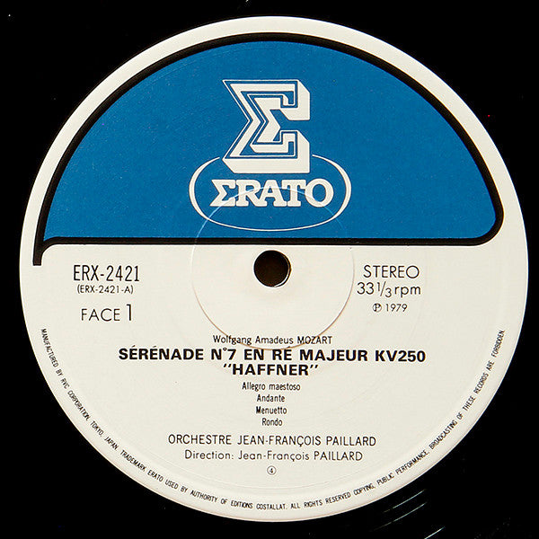 Mozart Serenade No. 7 En Re Majeur KV 250 "Haffner"