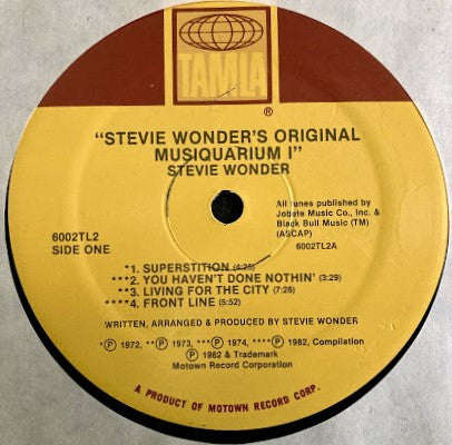 Stevie Wonder's Original Musiquarium I