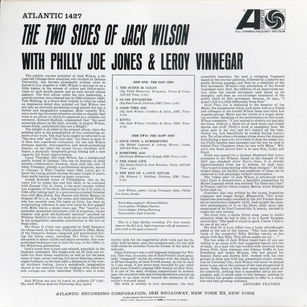 The Two Sides Of Jack Wilson