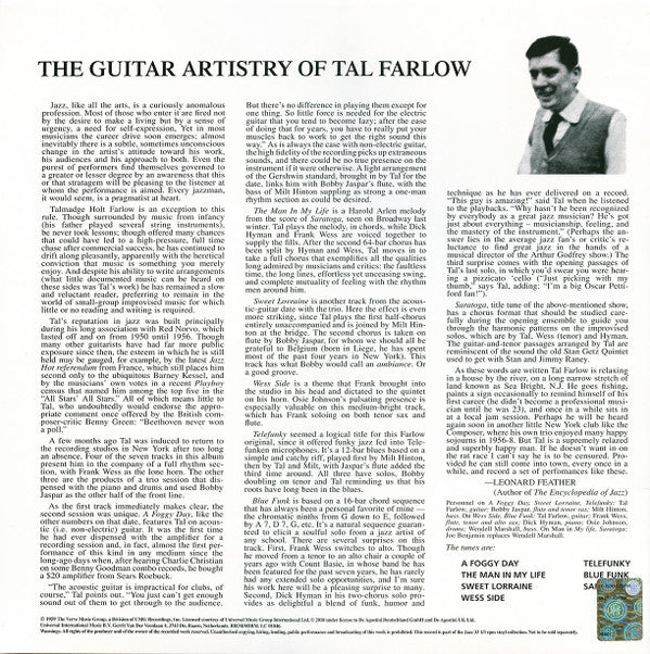The Guitar Artistry Of Tal Farlow