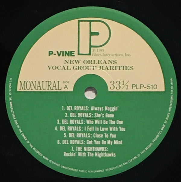 New Orleans Vocal Group Rarities