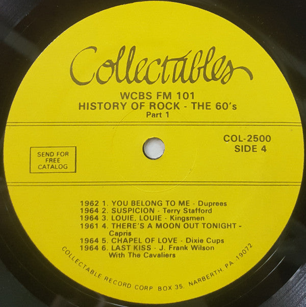 WCBS FM101 History Of Rock - The 60's
