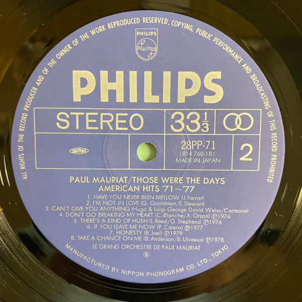 Those Were The Days American Hits '71-'77