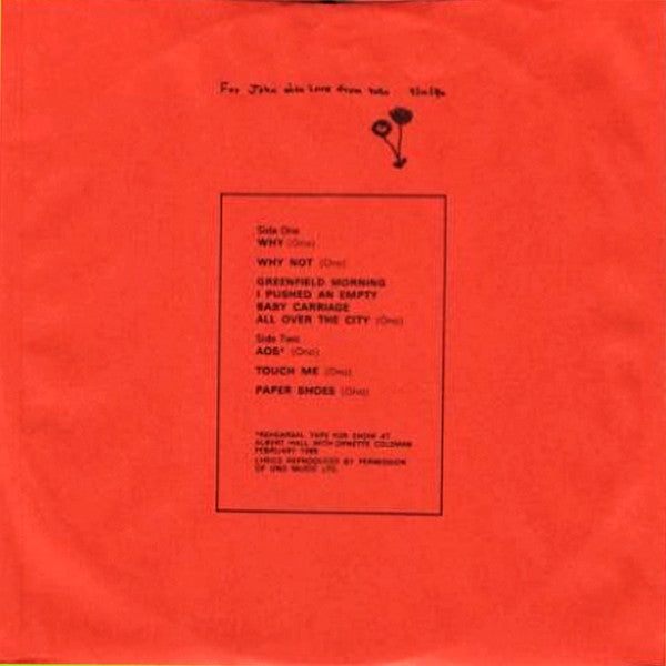 Yoko Ono / Plastic Ono Band