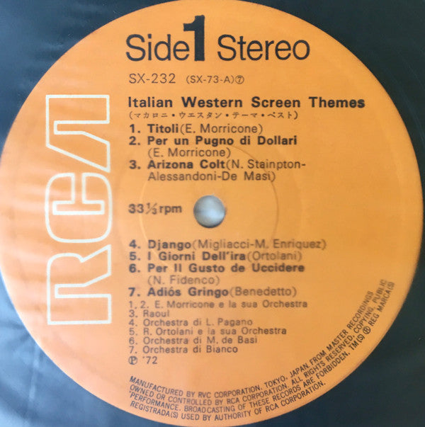 Italian Western Screen Themes