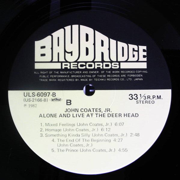 Alone And Live At The Deer Head