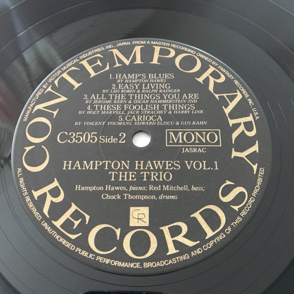 Hampton Hawes Trio, Vol. 1