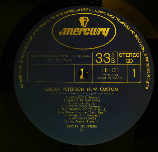 Oscar Peterson New Custom