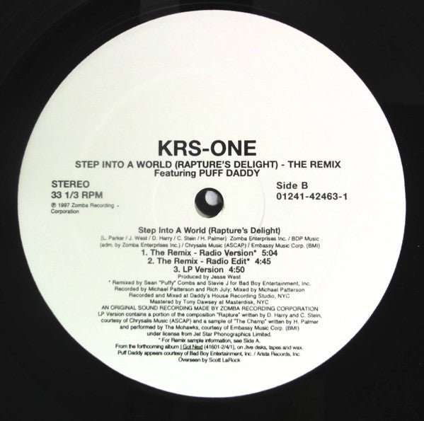 Step Into A World (Rapture's Delight) (The Remix)