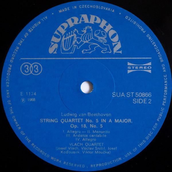 String Quartets Op. 18. Nos. 4 And 5