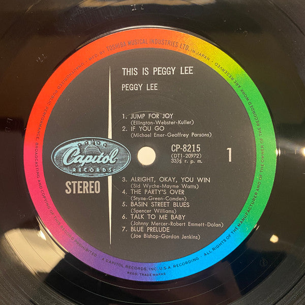 This Is Peggy Lee