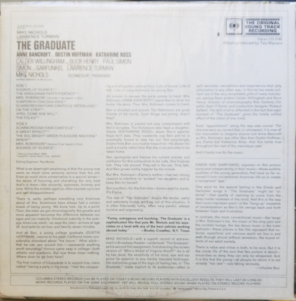 The Graduate (Original Sound Track Recording)