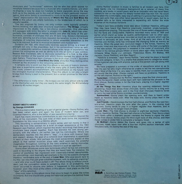 Vol 1: "The Bridge" / Vol 2: With Coleman Hawkins "Sonny Meets Hawk!"