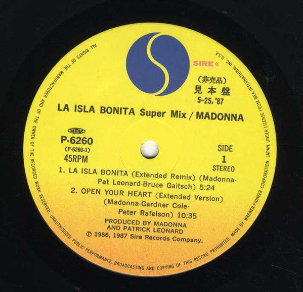 La Isla Bonita - Super Mix