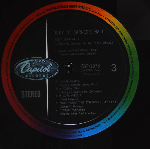 Judy At Carnegie Hall - Judy In Person