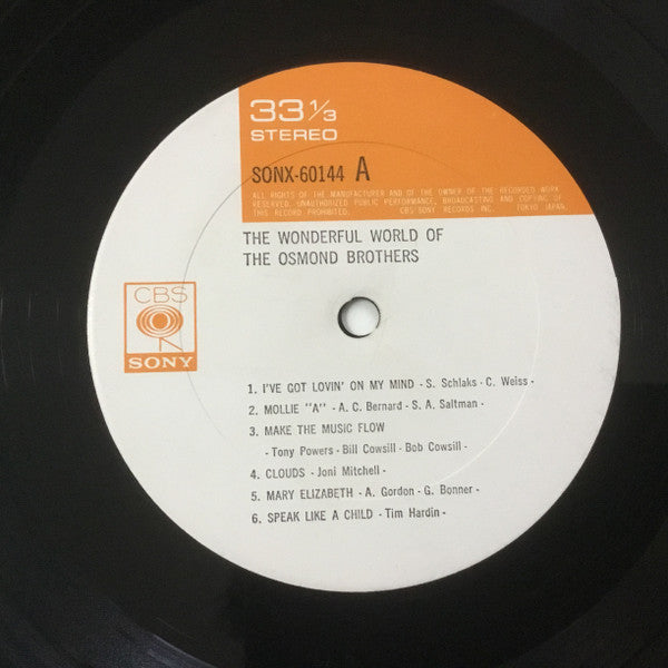 The Wonderful World Of The Osmond Brothers