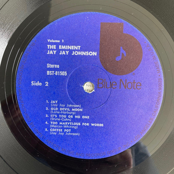 The Eminent Jay Jay Johnson Volume 1