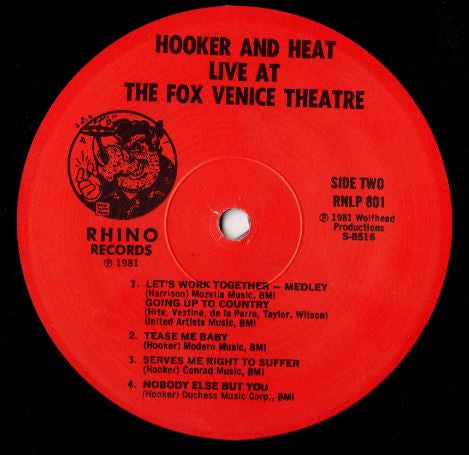 Canned Heat & John Lee Hooker Recorded Live At The Fox Venice Theatre