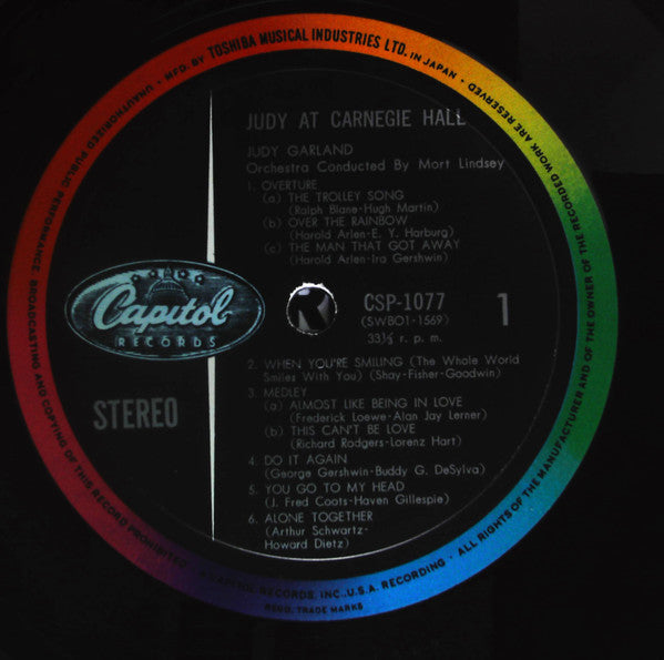 Judy At Carnegie Hall - Judy In Person