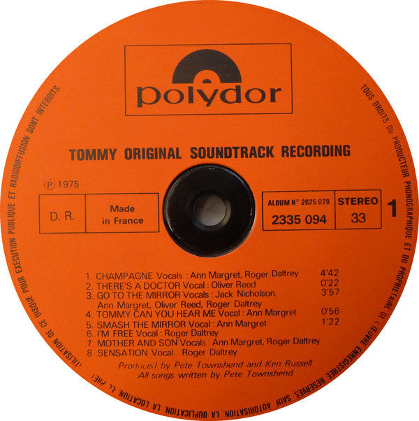 Tommy (Original Soundtrack Recording)