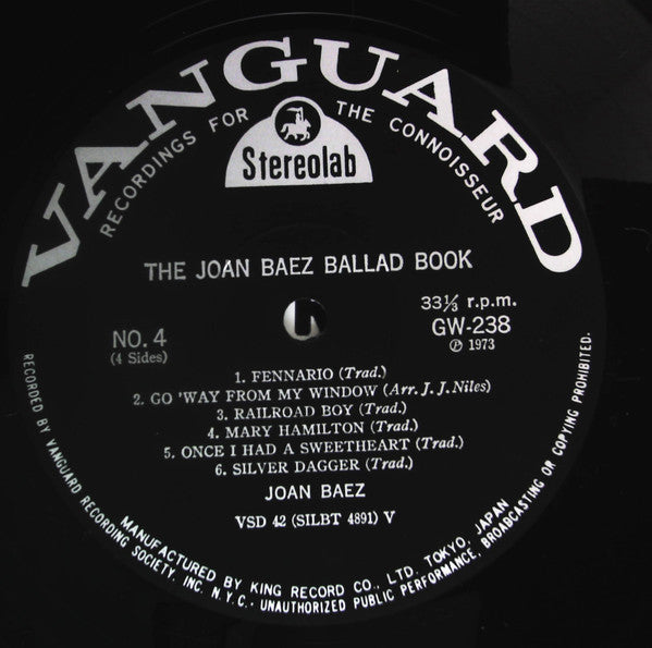 The Joan Baez Ballad Book