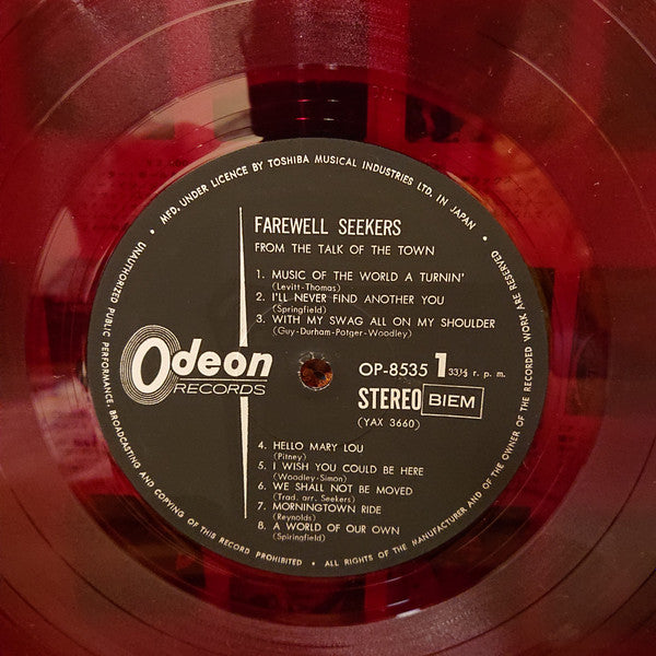 Farewell Seekers From The Talk Of The Town