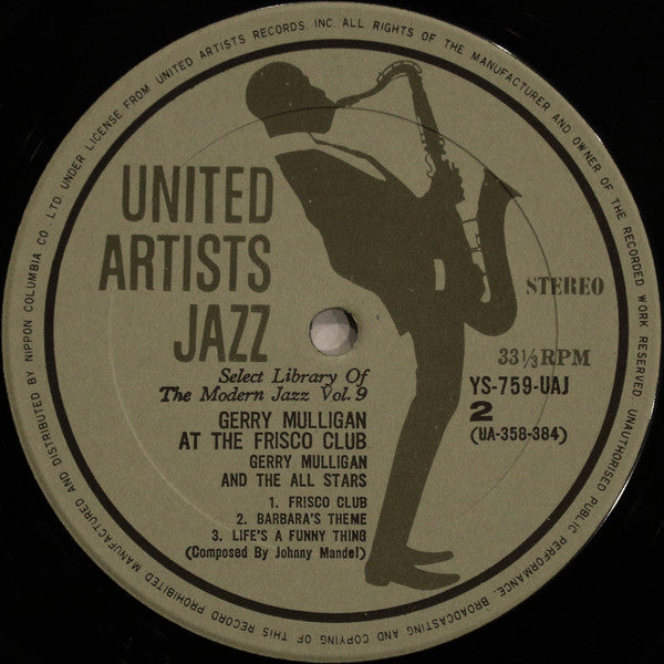 Gerry Mulligan At The Frisco Club