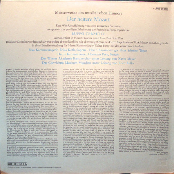 Der Heitere Mozart (Meisterwerke Des Musikalischen Humors)