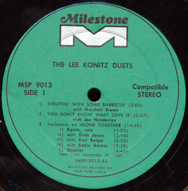 The Lee Konitz Duets