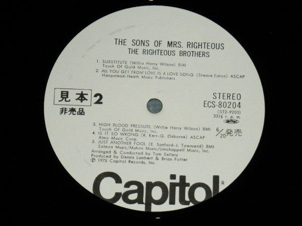 The Sons Of Mrs. Righteous