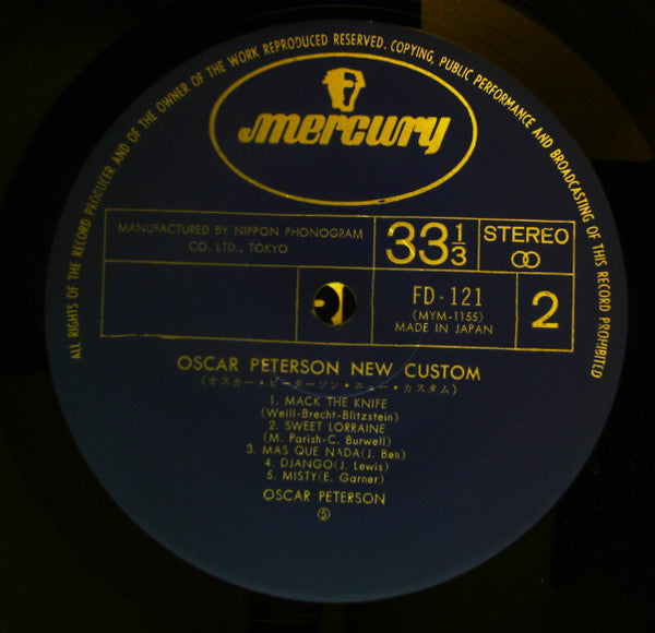 Oscar Peterson New Custom