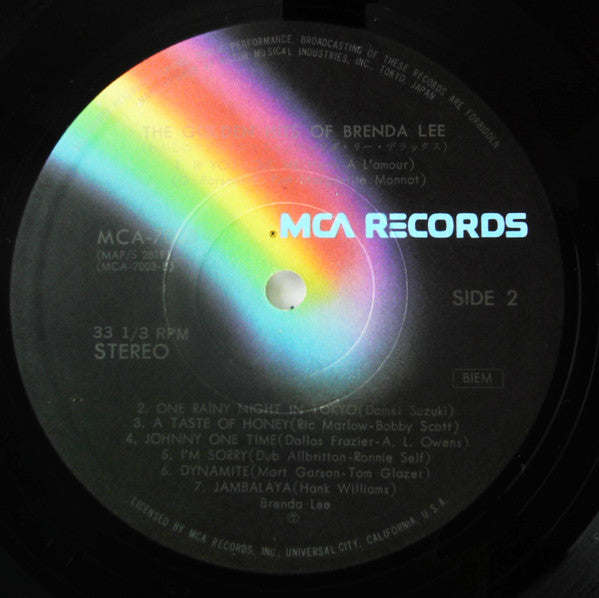 The Golden Hits Of Brenda Lee