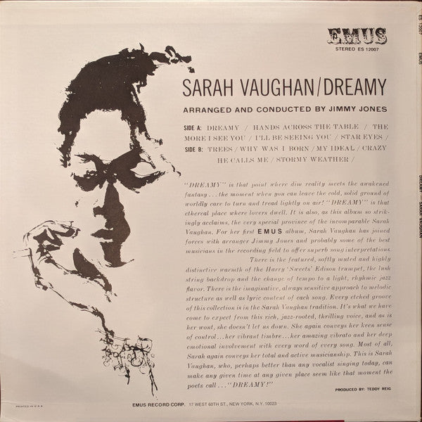 Release: Dreamy-Vinyl-US-1974-ES-12007-13415821