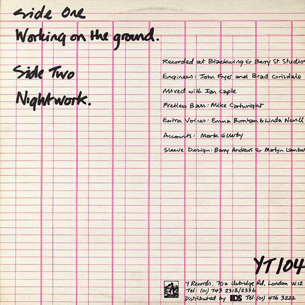 Working On The Ground