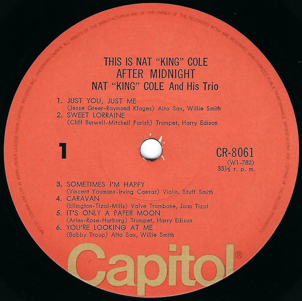 This Is Nat "King" Cole After Midnight = ジス・イズナットキングコールアフターミッドナイト