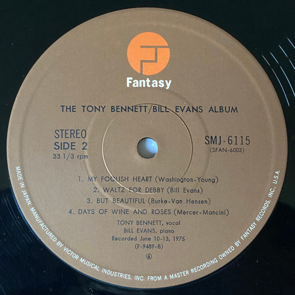 The Tony Bennett Bill Evans Album