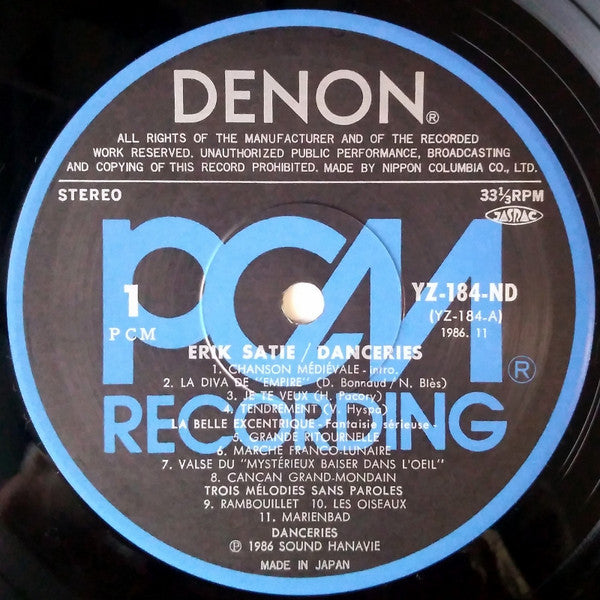 Erik Satie Danceries
