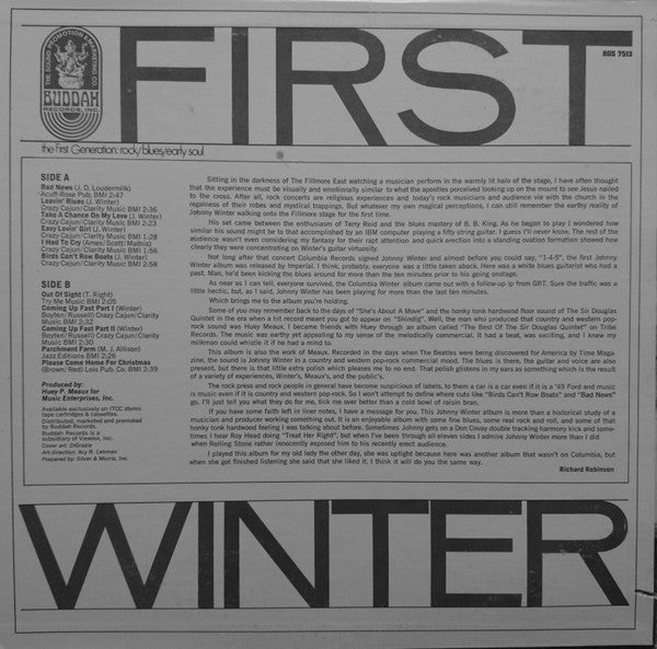 First Winter