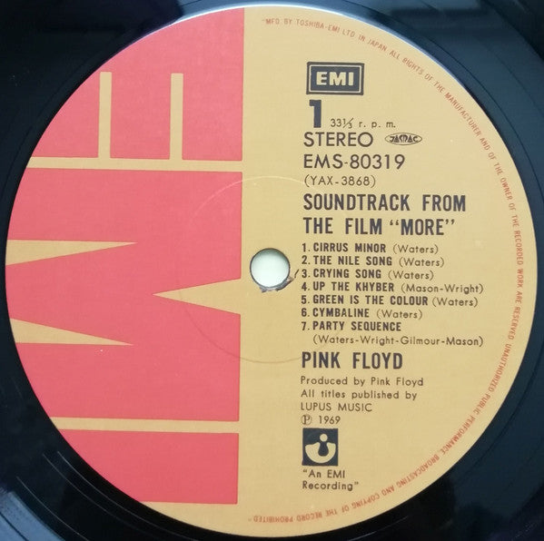 Soundtrack From The Film "More"